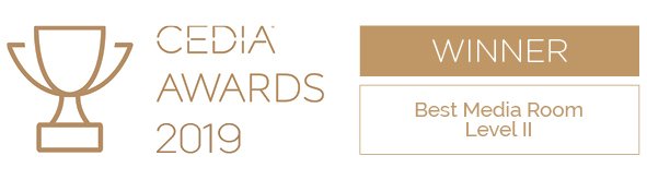 2019 CEDIA Awards - Best Media Room Level 3 Winner
