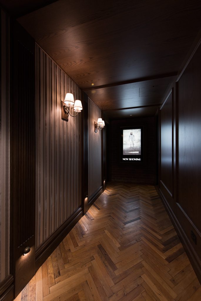 Media Rooms Portfolio | Hallway