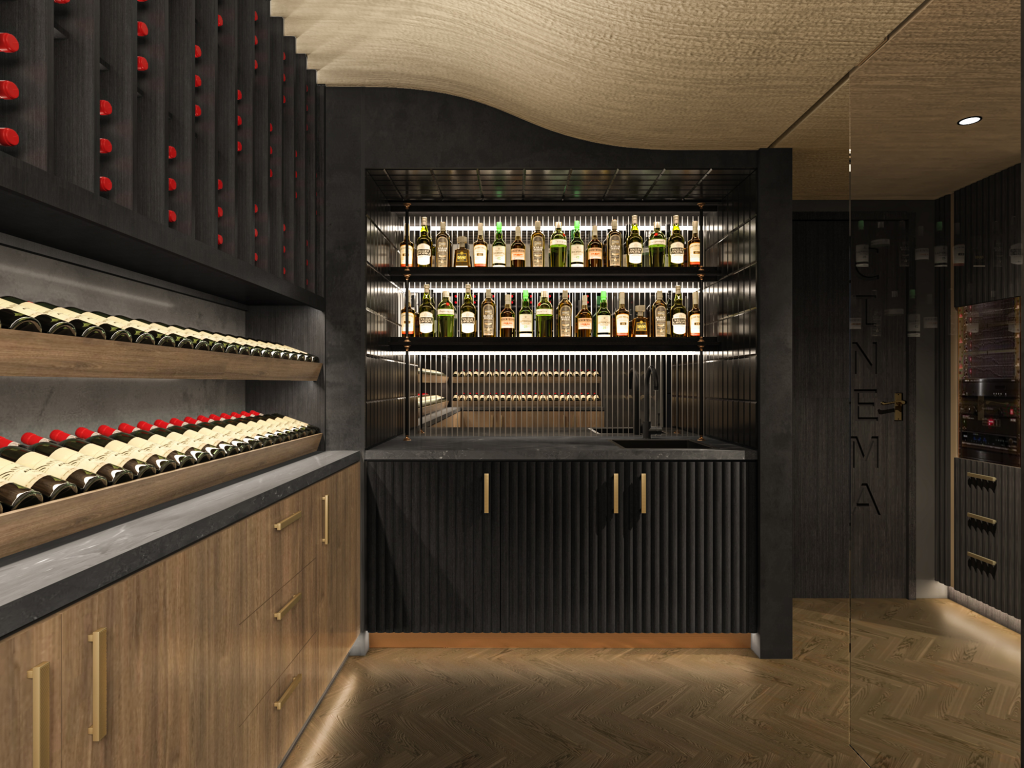 Media Rooms Portfolio | Vault 88 Bar 2