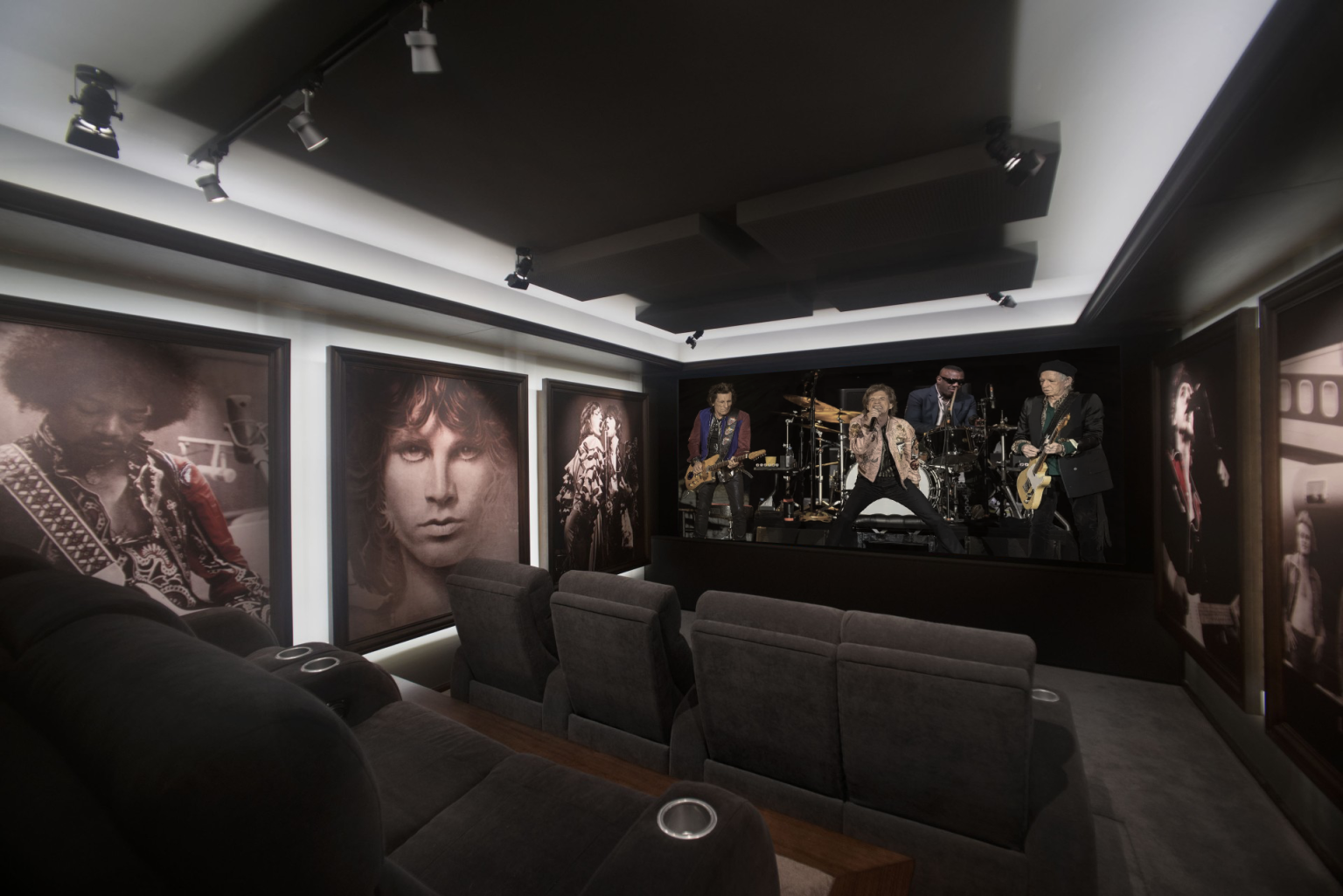 Professional home cinema installation